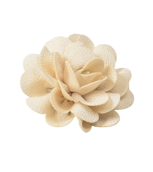 8.5cm ivory flower brooch