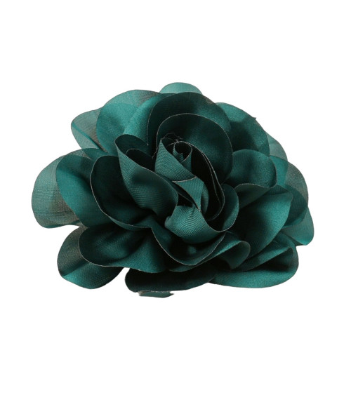 11cm green flower brooch