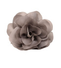 Broche fleur 11cm gris