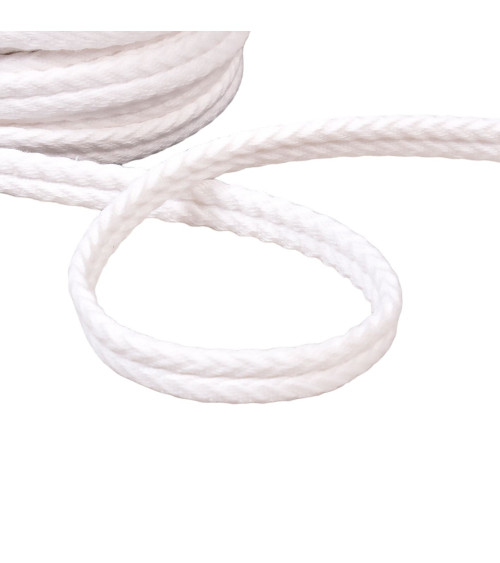 20m reel double herringbone cord 10mm white