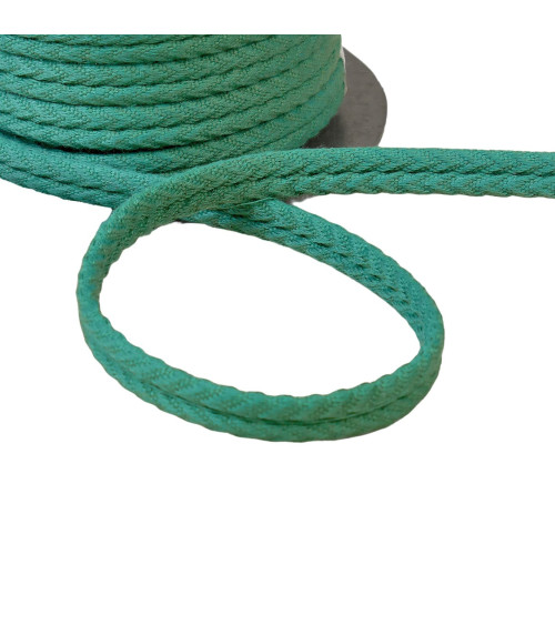 20m reel double herringbone cord 10mm bright green