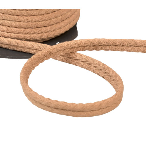 20m reel double herringbone cord 10mm dark beige