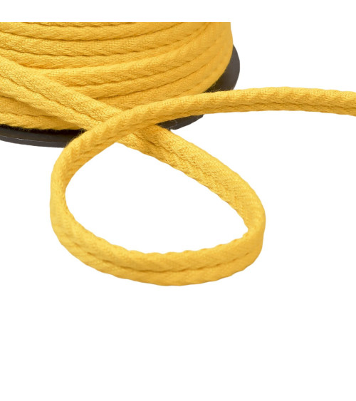 20m reel double herringbone cord 10mm yellow gold