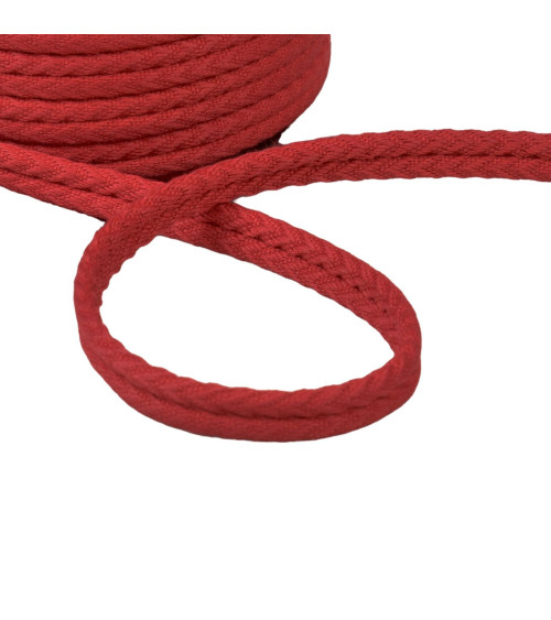 20m reel double herringbone cord 10mm burgundy