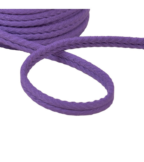 Bobina de 20m de cordón doble en espiga de 10mm morado ciruela