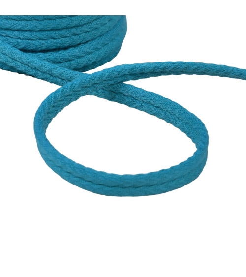 Spool of 20m double herringbone cord 10mm duck blue