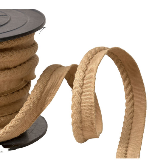 Piping/exceeding herringbone cord diameter 6mm per meter beige