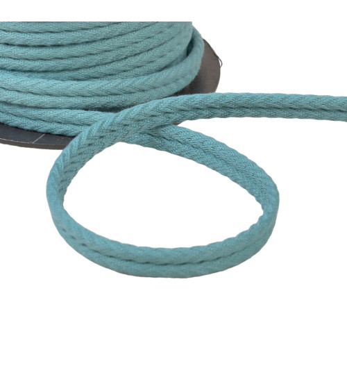 Double herringbone cord 10mm almond green by the meter