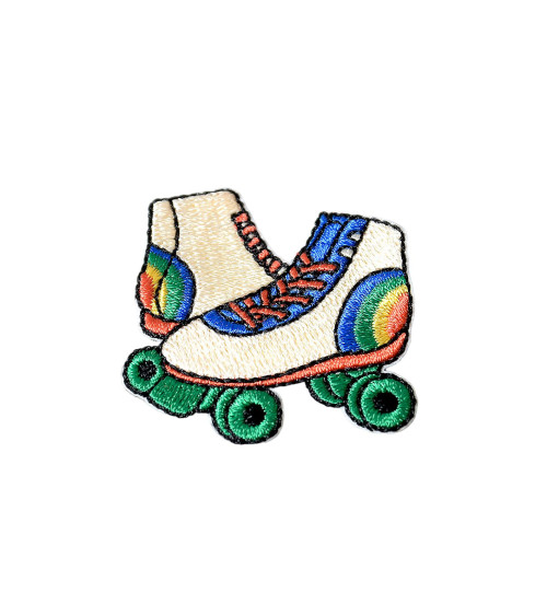 Seventies roller spirit iron-on badge 0cm x 0cm