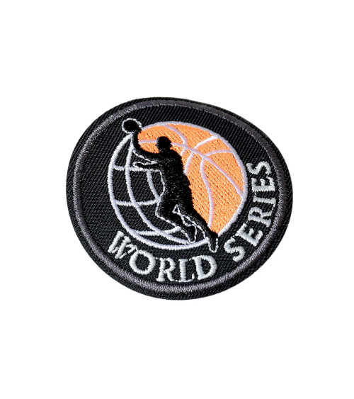 Basketball sport iron-on badge 5.2cm x 5.2cm