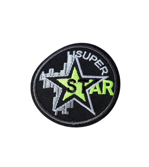 Superstar-Sport-Aufnäher zum Aufbügeln, 5,2 cm x 5,2 cm