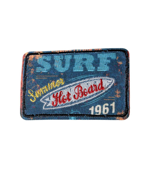 Vintage Surfsport-Aufnäher zum Aufbügeln, 4 cm x 6 cm