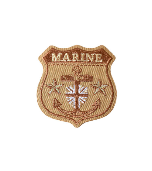 Iron-on badge with navy camel coat of arms 0cm x 0cm