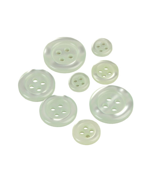 Round button 4 holes mint