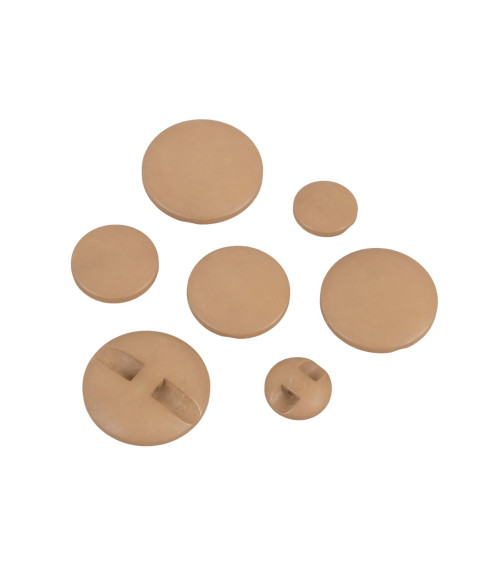 Antelope Beige Classic Tunnel Button