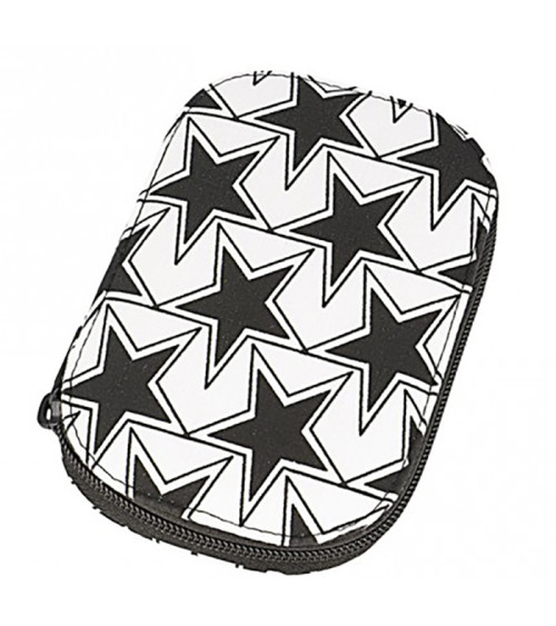 Bolsa de costura 16x12cm estrellas negras