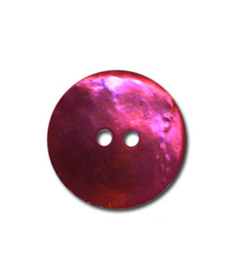 Set of 3 mother-of-pearl buttons in Fuchsia color