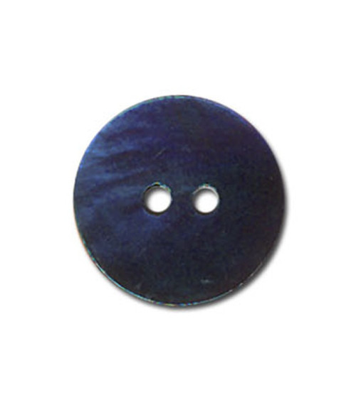 Set of 3 mother-of-pearl buttons in navy color