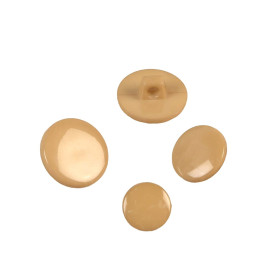 Lot de 3 boutons à queue nylon recylé beige antilope