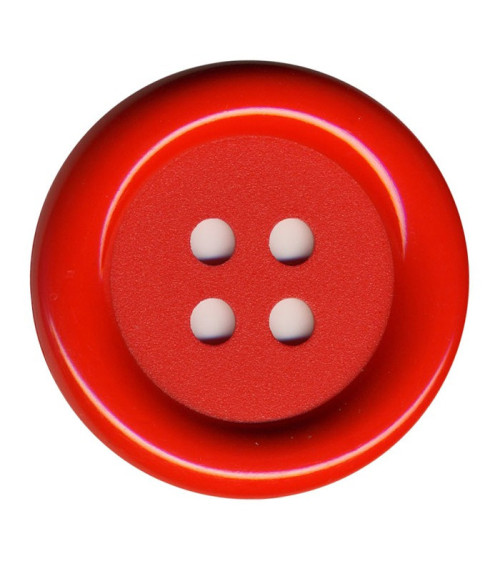 Set of 3 Red Clown buttons 38mm