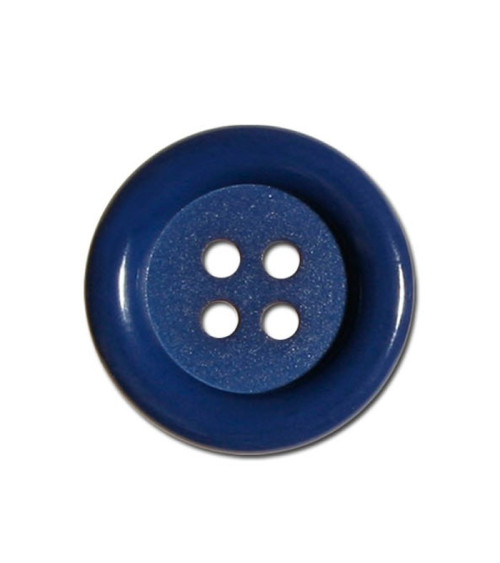 Set of 3 clown buttons in Mineral Blue color 38mm