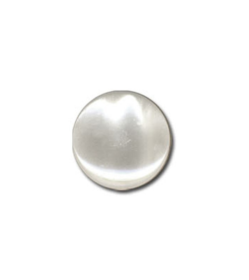 Set of 3 Candy-shaped buttons in White color 13mm