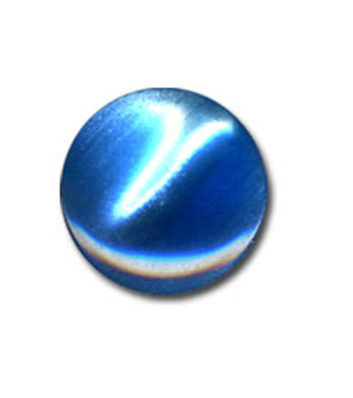 Set of 3 Candy-shaped buttons in Blue color 13mm