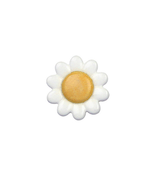 Set of 3 daisy buttons 15mm Yellow