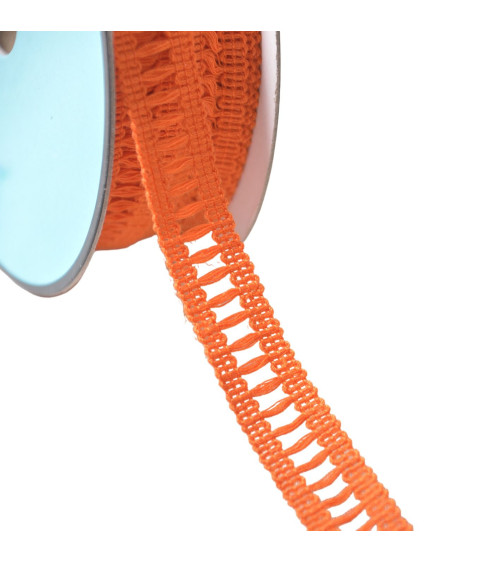 15mm orange day scale braid by the meter