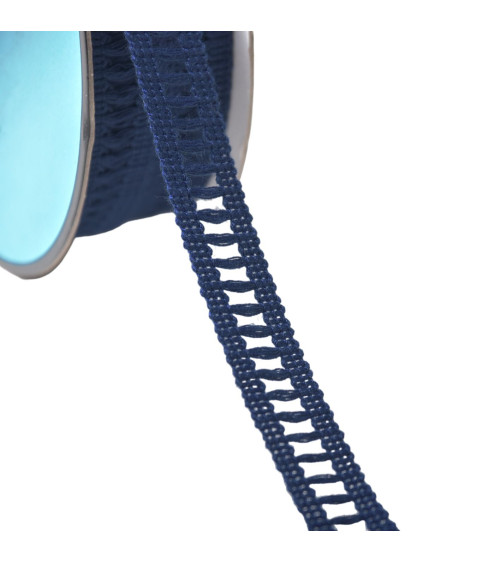 Bobina da 25 m scala treccia giorno 15 mm blu navy