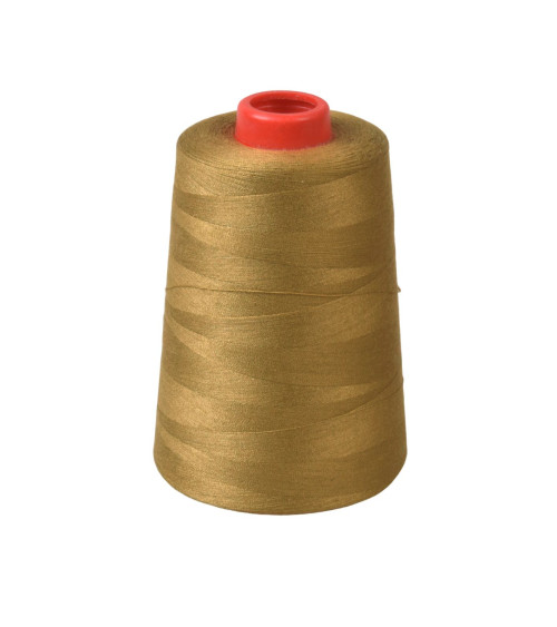 Polyester yarn cone 5000 yards/4572 meters high quality beige