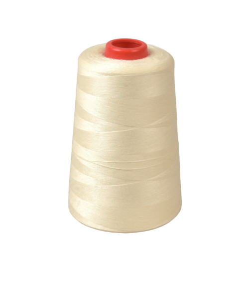 Cone polyester thread 5000 yards/4572 meters high quality ecru