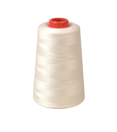 Cone polyester thread 5000 yards/4572 meters high quality ecru