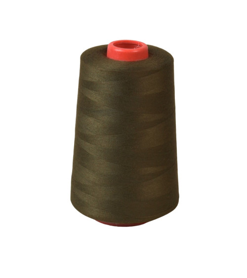 Polyester yarn cone 5000 yards/4572 meters high quality khaki