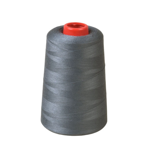 Polyester thread cone 5000 yards/4572 meters high quality gray