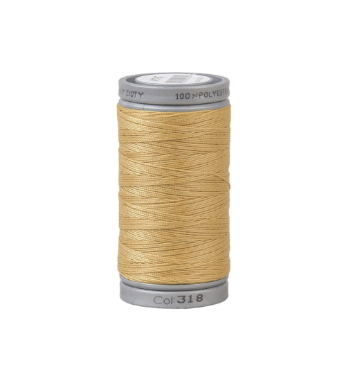 Super strong polyester thread 125m high quality mustard