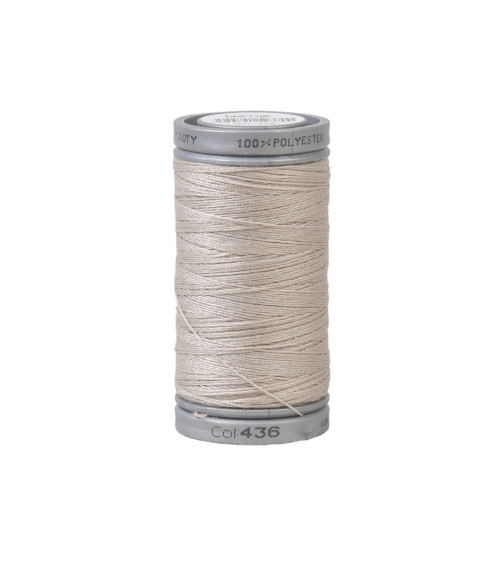 Super strong polyester thread 125m high quality sand beige