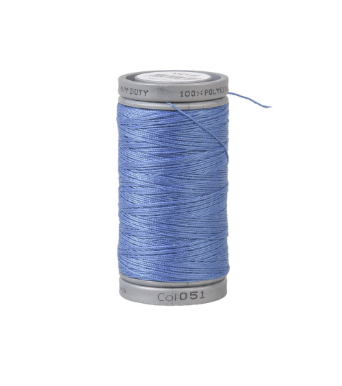 Super strong polyester thread 125m high quality light navy blue