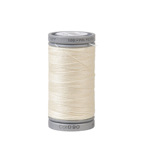 Super strong polyester thread 125m high quality cream