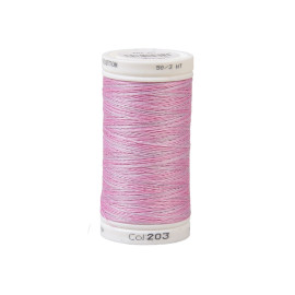 Fil coton variagated 500m haute qualité rose