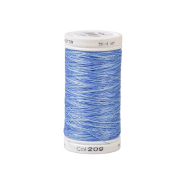 Fil coton variagated 500m haute qualité bleu