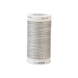 Fil coton variagated 500m haute qualité gris