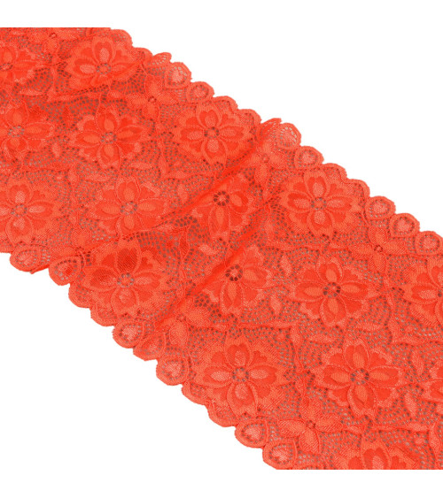 Bobbin 15m elastic lace flowers 180mm bengal