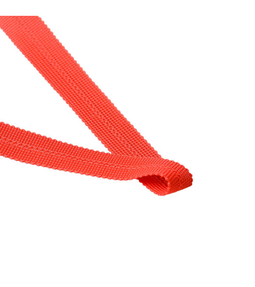 20mm red pre-folded braid per meter