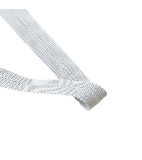 20mm light grey pre-folded braid per meter