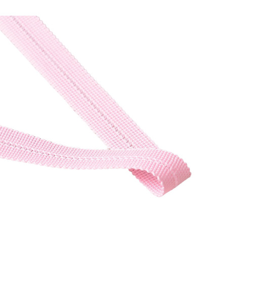 Bobina da 25 m di treccia prepiegata da 20 mm rosa