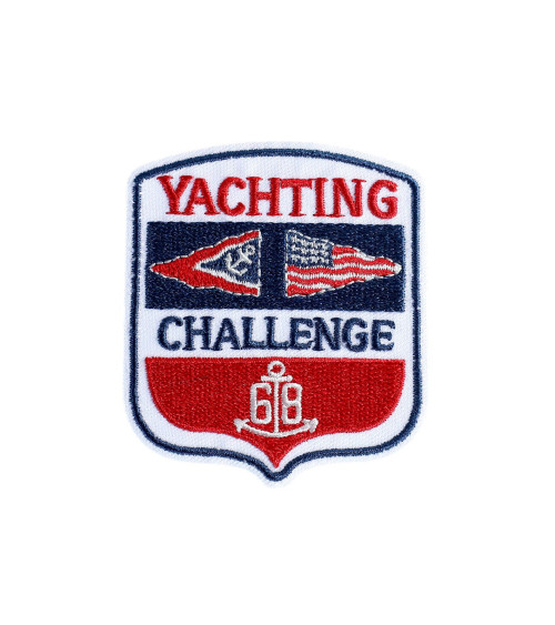 Yachting iron-on patch 5.5cm x 6.5cm