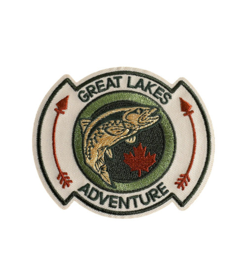 Adventure iron-on patch 7.3cm x 7.3cm