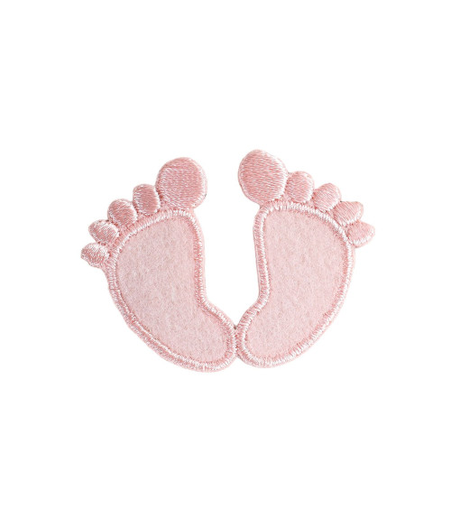 Aufbügelpflaster für Babyfüße 4,5 cm x 3,3 cm