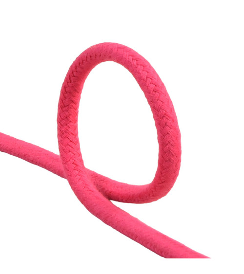 15 m Spule, geflochtene Kordel, 10 mm, Fuchsia